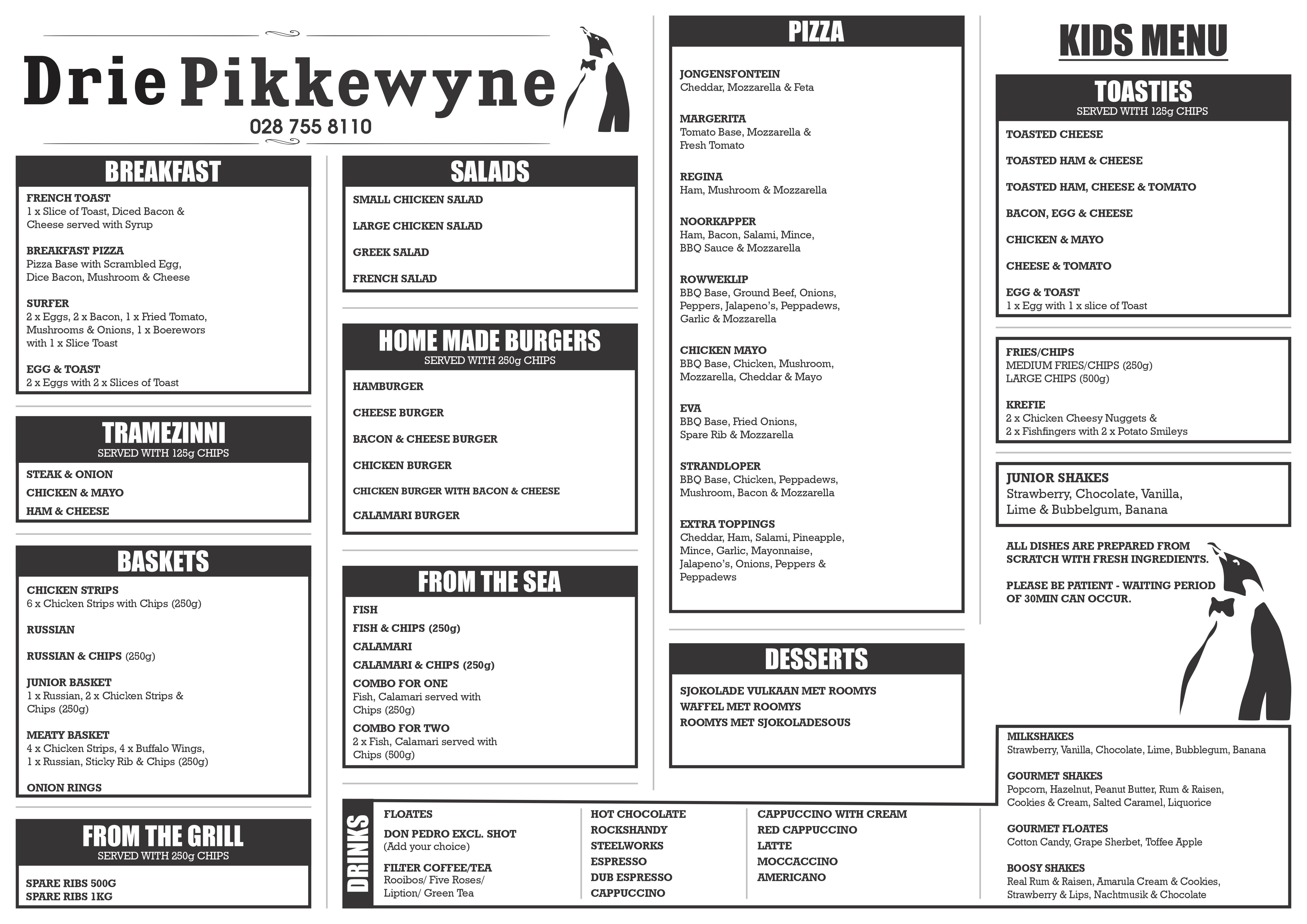 Menu PAGE 1 MEI 2022